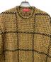 SUPREME (シュプリーム) 23SSQuilt Stitch Sweter イエロー×ブラック サイズ:M：18000円