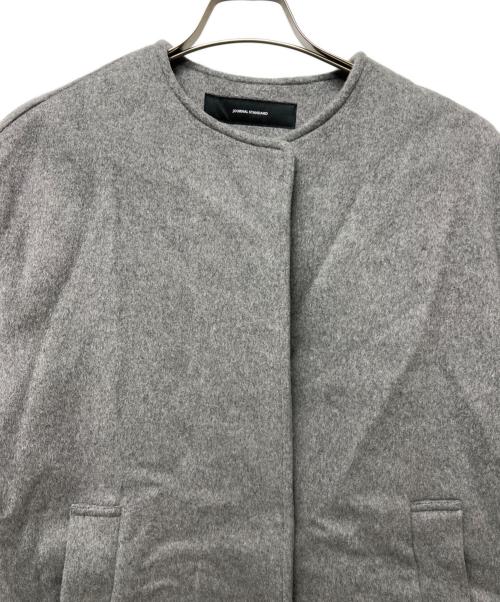 JOURNAL STANDARD（ジャーナルスタンダード）JOURNAL STANDARD (ジャーナルスタンダード) ノーカラーコート グレー サイズ:FREEの古着・服飾アイテム