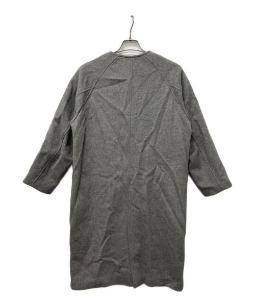 JOURNAL STANDARD（ジャーナルスタンダード）JOURNAL STANDARD (ジャーナルスタンダード) ノーカラーコート グレー サイズ:FREEの古着・服飾アイテム