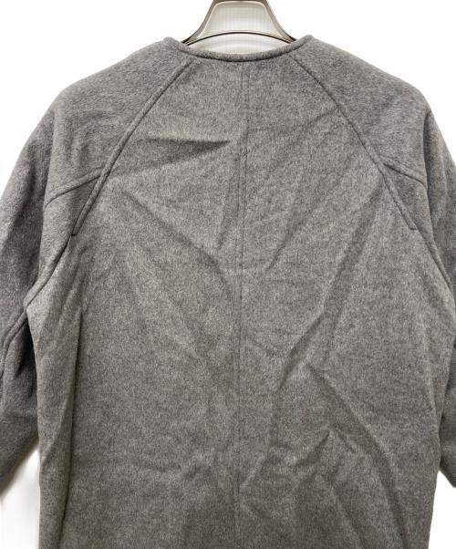 JOURNAL STANDARD（ジャーナルスタンダード）JOURNAL STANDARD (ジャーナルスタンダード) ノーカラーコート グレー サイズ:FREEの古着・服飾アイテム