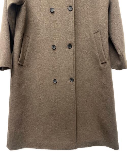 URBAN RESEARCH DOORS（アーバンリサーチドアーズ）URBAN RESEARCH DOORS (アーバンリサーチドアーズ) ウールロングコート ブラウン サイズ:Mの古着・服飾アイテム