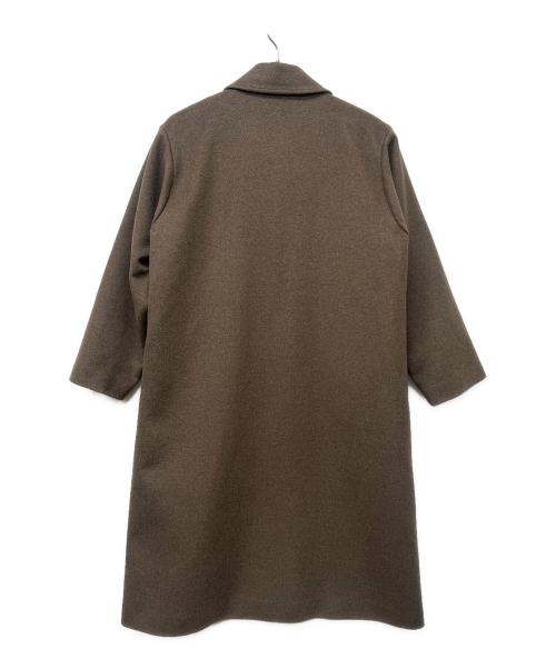 URBAN RESEARCH DOORS（アーバンリサーチドアーズ）URBAN RESEARCH DOORS (アーバンリサーチドアーズ) ウールロングコート ブラウン サイズ:Mの古着・服飾アイテム