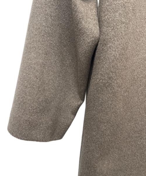 URBAN RESEARCH DOORS（アーバンリサーチドアーズ）URBAN RESEARCH DOORS (アーバンリサーチドアーズ) ウールロングコート ブラウン サイズ:Mの古着・服飾アイテム