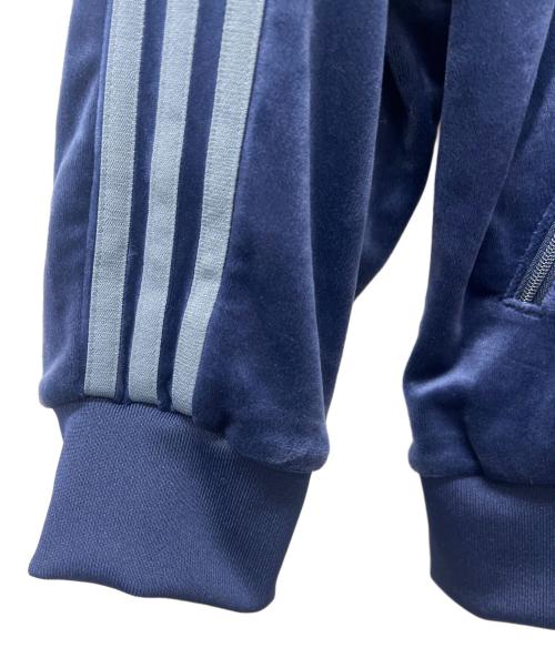 adidas（アディダス）adidas (アディダス) ベロアトラックジャケット ネイビー サイズ:ＸＬの古着・服飾アイテム