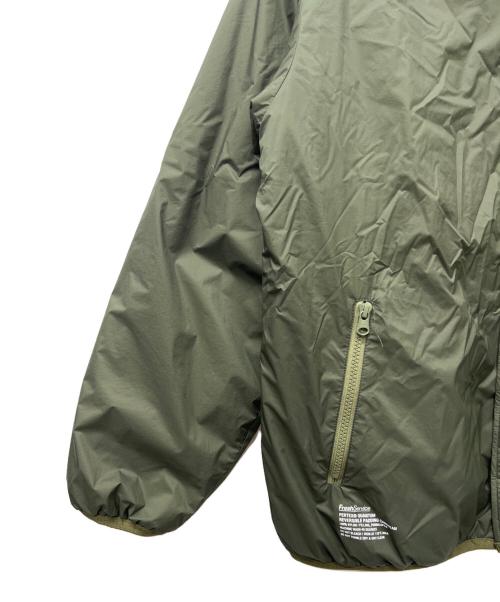 FreshService（フレッシュサービス）FreshService (フレッシュサービス) REVERSIBLE PADDING CARDIGAN グリーン サイズ:Mの古着・服飾アイテム