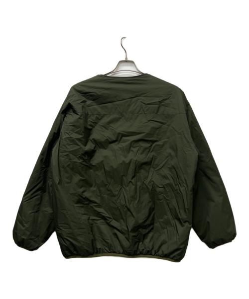 FreshService（フレッシュサービス）FreshService (フレッシュサービス) REVERSIBLE PADDING CARDIGAN グリーン サイズ:Mの古着・服飾アイテム