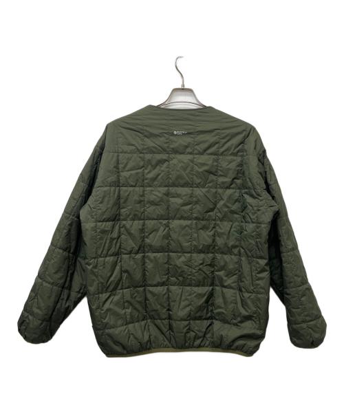 FreshService（フレッシュサービス）FreshService (フレッシュサービス) REVERSIBLE PADDING CARDIGAN グリーン サイズ:Mの古着・服飾アイテム