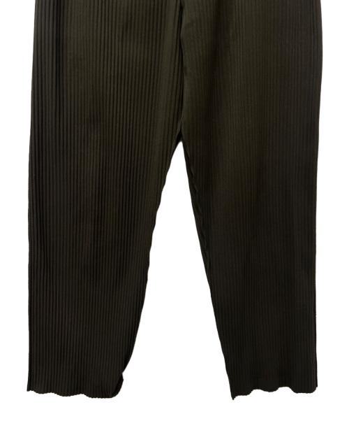 me ISSEY MIYAKE（ミーイッセイ ミヤケ）me ISSEY MIYAKE (ミーイッセイ ミヤケ) プリーツパンツ ブラウン サイズ:不明の古着・服飾アイテム