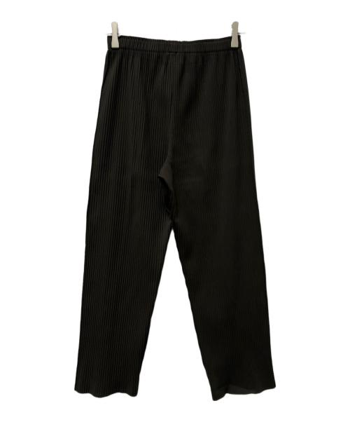 me ISSEY MIYAKE（ミーイッセイ ミヤケ）me ISSEY MIYAKE (ミーイッセイ ミヤケ) プリーツパンツ ブラウン サイズ:不明の古着・服飾アイテム