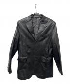 Paul Stuartポールスチュアート）の古着「ラムレザージャケット」｜ブラック