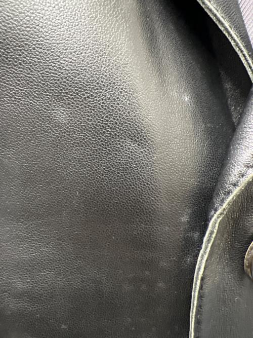 Paul Stuart（ポールスチュアート）Paul Stuart (ポールスチュアート) ラムレザージャケット ブラック サイズ:Ｌの古着・服飾アイテム