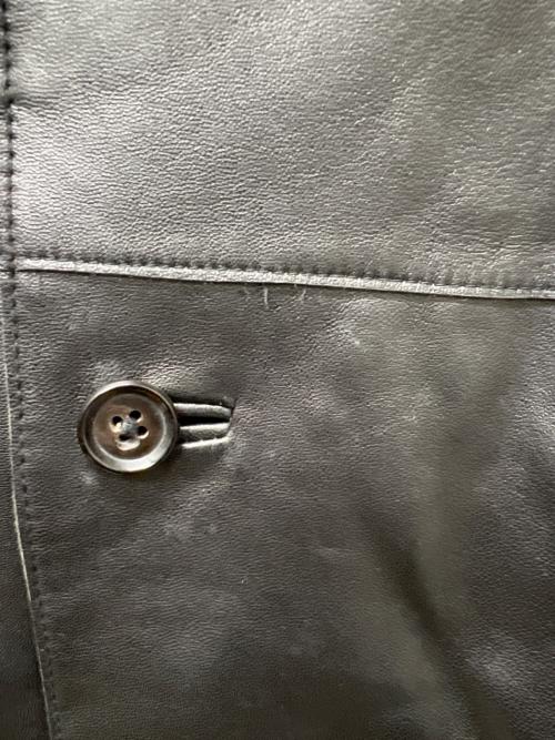 Paul Stuart（ポールスチュアート）Paul Stuart (ポールスチュアート) ラムレザージャケット ブラック サイズ:Ｌの古着・服飾アイテム