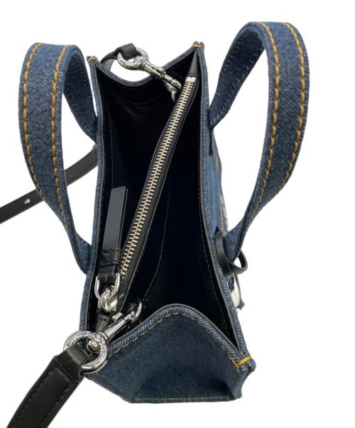 MARC JACOBS（マークジェイコブズ）MARC JACOBS (マークジェイコブズ) デニム2WAYショルダーバッグ インディゴの古着・服飾アイテム