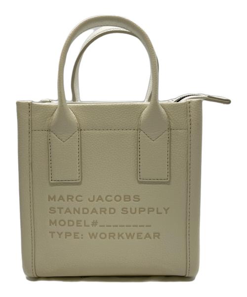 MARC JACOBS（マークジェイコブズ）MARC JACOBS (マークジェイコブズ) 2WAYレザートートバッグ ホワイトの古着・服飾アイテム