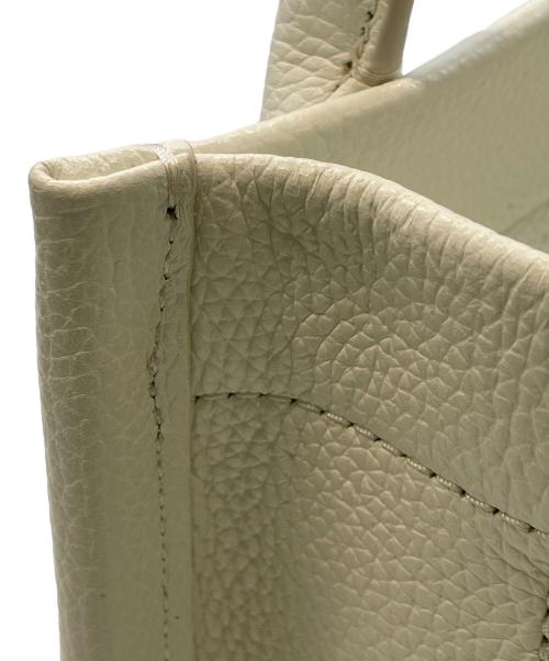 MARC JACOBS（マークジェイコブズ）MARC JACOBS (マークジェイコブズ) 2WAYレザートートバッグ ホワイトの古着・服飾アイテム