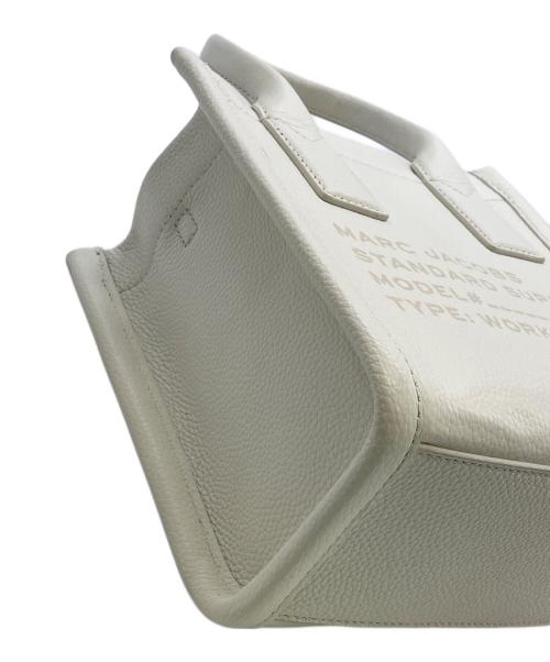 MARC JACOBS（マークジェイコブズ）MARC JACOBS (マークジェイコブズ) 2WAYレザートートバッグ ホワイトの古着・服飾アイテム