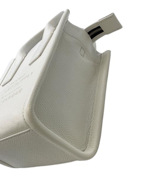 MARC JACOBS（マークジェイコブズ）MARC JACOBS (マークジェイコブズ) 2WAYレザートートバッグ ホワイトの古着・服飾アイテム