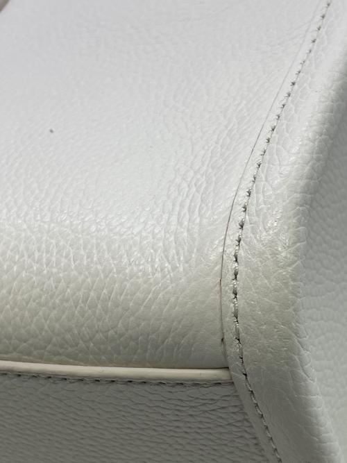 MARC JACOBS（マークジェイコブズ）MARC JACOBS (マークジェイコブズ) 2WAYレザートートバッグ ホワイトの古着・服飾アイテム