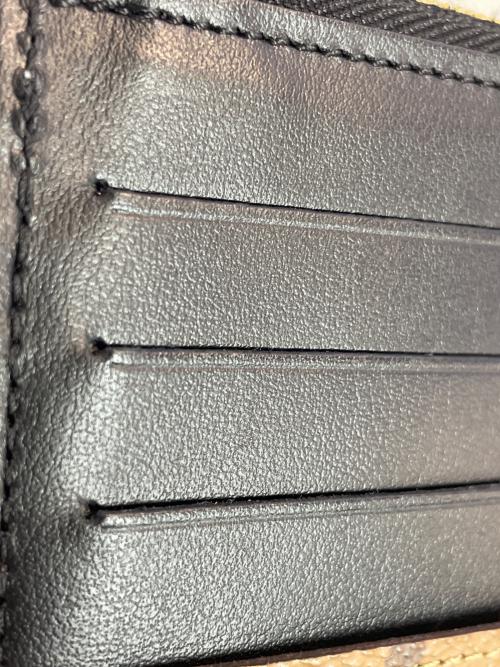 LOUIS VUITTON（ルイ ヴィトン）LOUIS VUITTON (ルイ ヴィトン) モノグラム・リバース スリム パース ベージュ×ブラックの古着・服飾アイテム