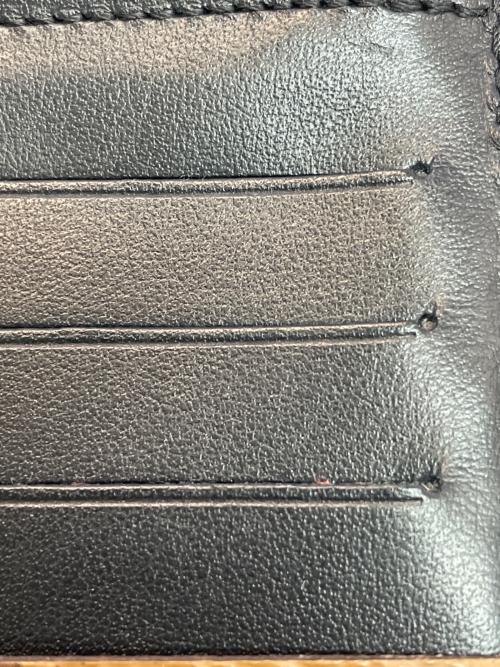 LOUIS VUITTON（ルイ ヴィトン）LOUIS VUITTON (ルイ ヴィトン) モノグラム・リバース スリム パース ベージュ×ブラックの古着・服飾アイテム