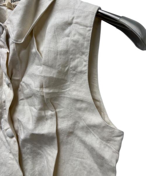 HERMES（エルメス）HERMES (エルメス) リネンブラウスセットアップ アイボリー サイズ:３８の古着・服飾アイテム