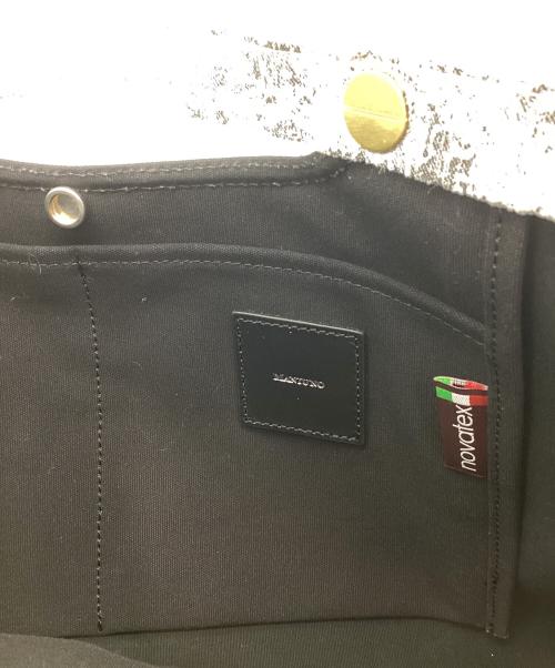 MANIUNO（マニウノ）MANIUNO (マニウノ) トートバッグ ホワイト×グレーの古着・服飾アイテム