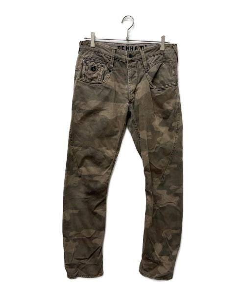Denham（デンハム）Denham (デンハム) カモフラパンツ オリーブ サイズ:３２の古着・服飾アイテム