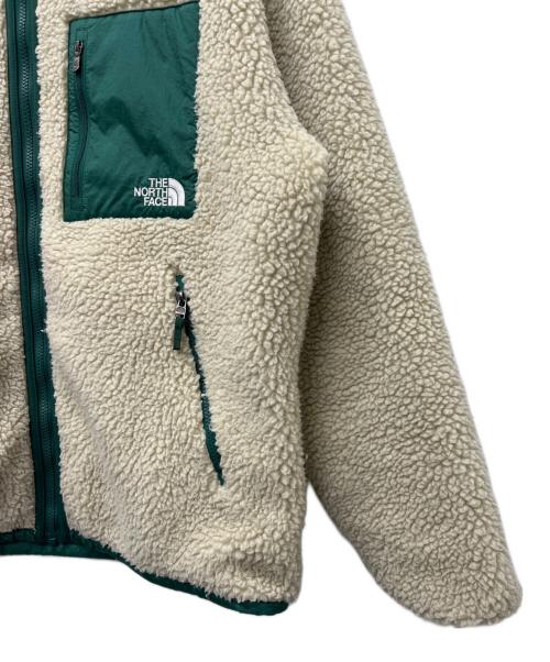 THE NORTH FACE（ザ ノース フェイス）THE NORTH FACE (ザ ノース フェイス) リバーシブルエクストリームパイルフリースジャケット ベージュ×グリーン サイズ:ＸＬの古着・服飾アイテム