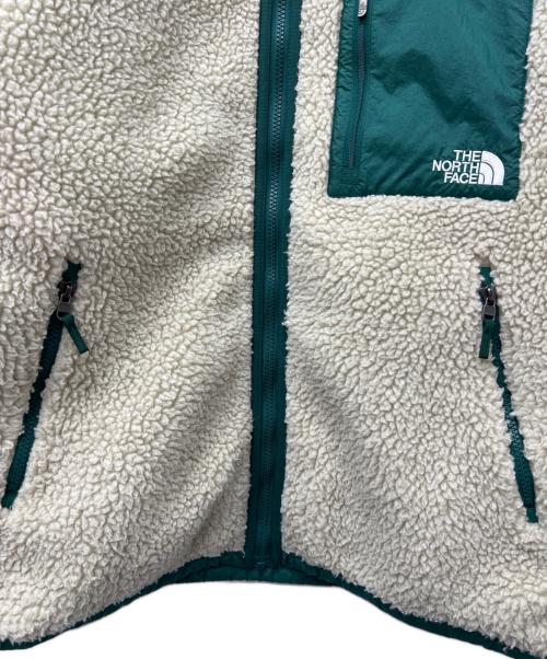 THE NORTH FACE（ザ ノース フェイス）THE NORTH FACE (ザ ノース フェイス) リバーシブルエクストリームパイルフリースジャケット ベージュ×グリーン サイズ:ＸＬの古着・服飾アイテム