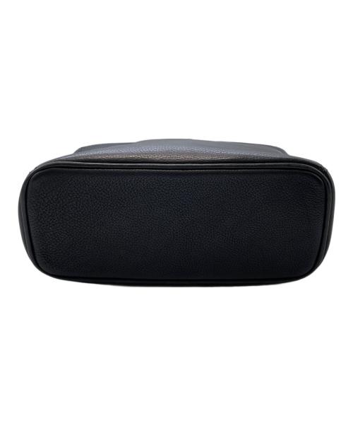 COACH（コーチ）COACH (コーチ) レザーショルダーバッグ ネイビーの古着・服飾アイテム