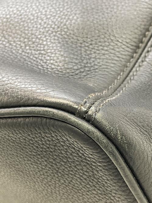 COACH（コーチ）COACH (コーチ) レザーショルダーバッグ ネイビーの古着・服飾アイテム