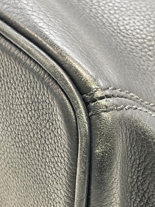 COACH（コーチ）COACH (コーチ) レザーショルダーバッグ ネイビーの古着・服飾アイテム