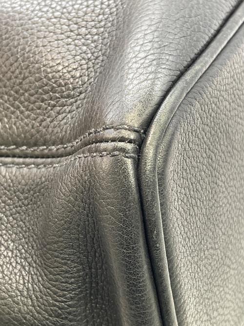 COACH（コーチ）COACH (コーチ) レザーショルダーバッグ ネイビーの古着・服飾アイテム