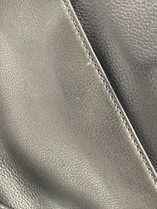 COACH（コーチ）COACH (コーチ) レザーショルダーバッグ ネイビーの古着・服飾アイテム