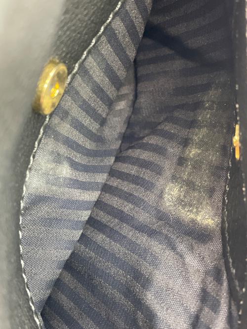 COACH（コーチ）COACH (コーチ) レザーショルダーバッグ ネイビーの古着・服飾アイテム