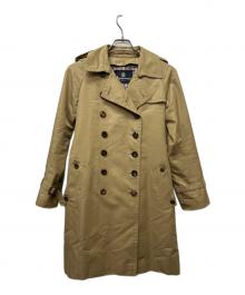 Aquascutum（アクアスキュータム）の古着「ライナー付トレンチコート」｜ベージュ×ブルー