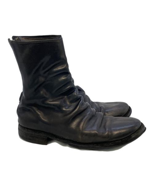 GUIDI（グイディ）GUIDI (グイディ) バックジップブーツ ブラック サイズ:SIZE 43 1/2の古着・服飾アイテム