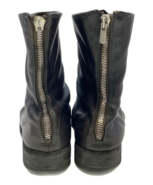 GUIDI（グイディ）GUIDI (グイディ) バックジップブーツ ブラック サイズ:SIZE 43 1/2の古着・服飾アイテム