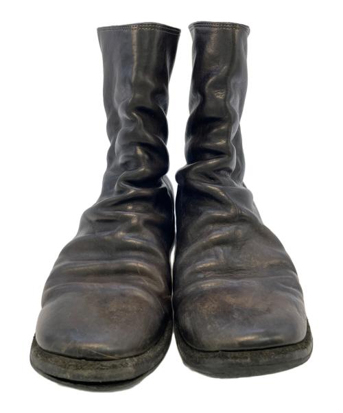 GUIDI（グイディ）GUIDI (グイディ) バックジップブーツ ブラック サイズ:SIZE 43 1/2の古着・服飾アイテム