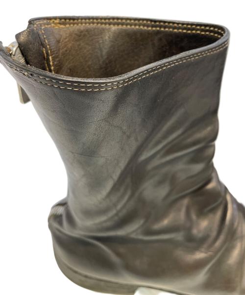GUIDI（グイディ）GUIDI (グイディ) バックジップブーツ ブラック サイズ:SIZE 43 1/2の古着・服飾アイテム