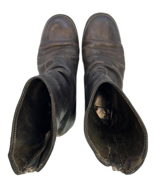 GUIDI（グイディ）GUIDI (グイディ) バックジップブーツ ブラック サイズ:SIZE 43 1/2の古着・服飾アイテム