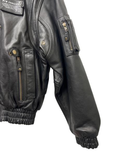 B's Leather（バイカーズレザー）B's Leather (バイカーズレザー) レザージャケット ブラック サイズ:Ｌの古着・服飾アイテム