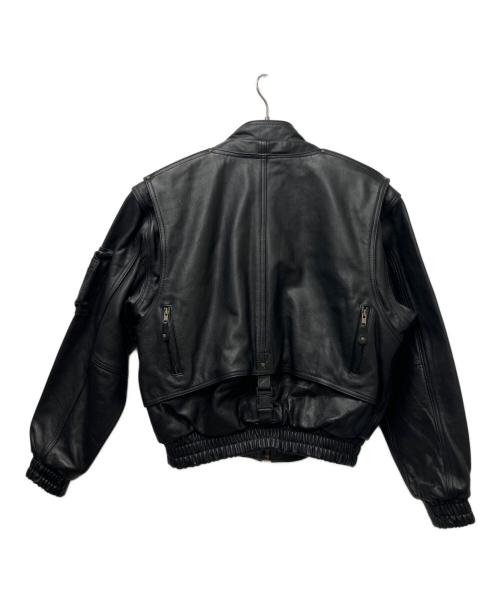 B's Leather（バイカーズレザー）B's Leather (バイカーズレザー) レザージャケット ブラック サイズ:Ｌの古着・服飾アイテム