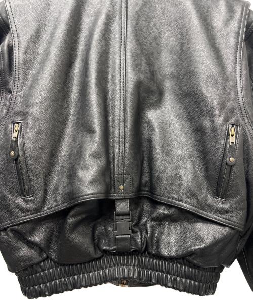 B's Leather（バイカーズレザー）B's Leather (バイカーズレザー) レザージャケット ブラック サイズ:Ｌの古着・服飾アイテム