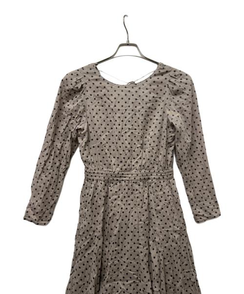 ne quittez pas（ヌキテパ）ne quittez pas (ヌキテパ) 長袖ワンピース ブラウン サイズ:FREEの古着・服飾アイテム