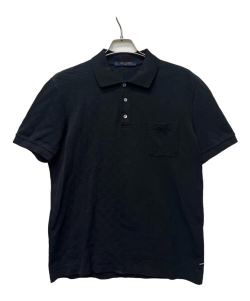 LOUIS VUITTON（ルイ ヴィトン）LOUIS VUITTON (ルイ ヴィトン) 半袖ポロシャツ ブラック サイズ:Ｌの古着・服飾アイテム