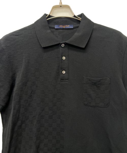 LOUIS VUITTON（ルイ ヴィトン）LOUIS VUITTON (ルイ ヴィトン) 半袖ポロシャツ ブラック サイズ:Ｌの古着・服飾アイテム
