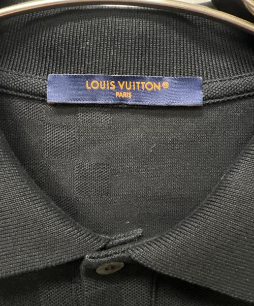 LOUIS VUITTON（ルイ ヴィトン）LOUIS VUITTON (ルイ ヴィトン) 半袖ポロシャツ ブラック サイズ:Ｌの古着・服飾アイテム
