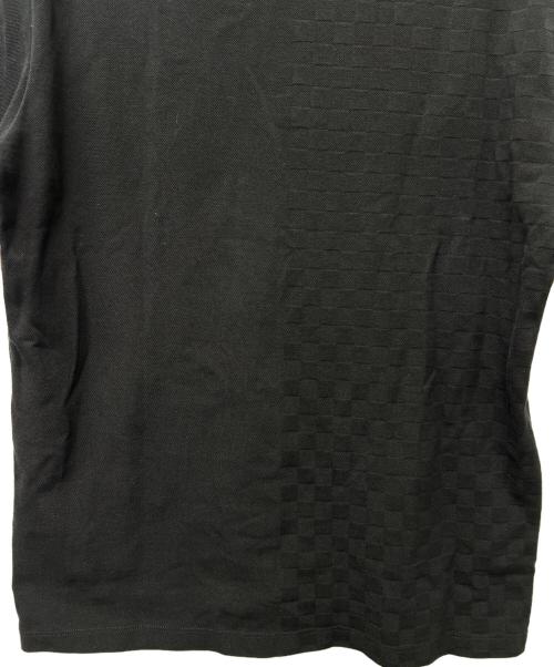 LOUIS VUITTON（ルイ ヴィトン）LOUIS VUITTON (ルイ ヴィトン) 半袖ポロシャツ ブラック サイズ:Ｌの古着・服飾アイテム