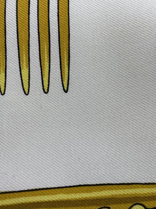 HERMES（エルメス）HERMES (エルメス) スカーフ ネイビー×ホワイトの古着・服飾アイテム